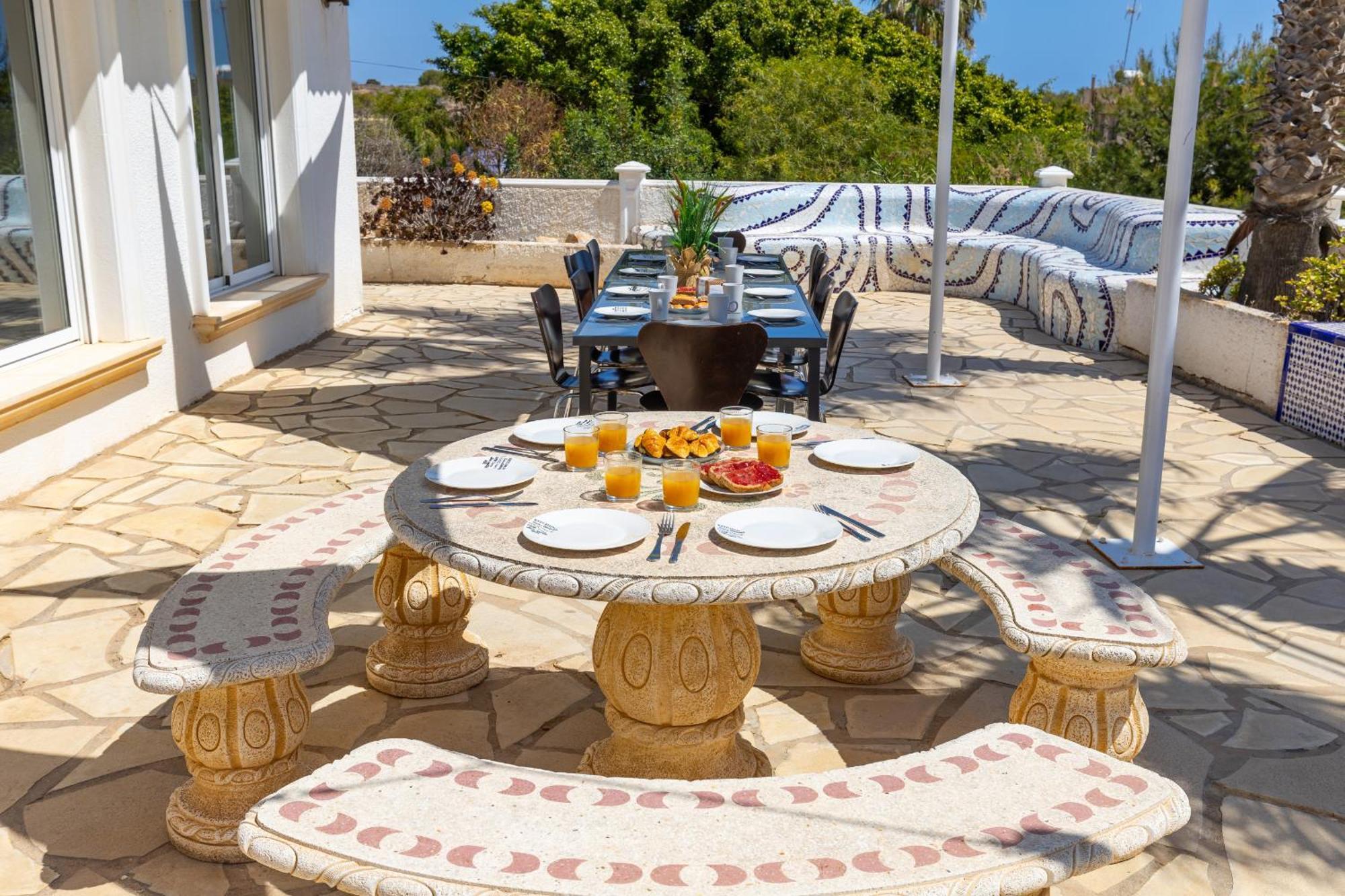 Fidalsa Grand Mediterranean Beachfront Villa Playa Flamenca Exterior foto