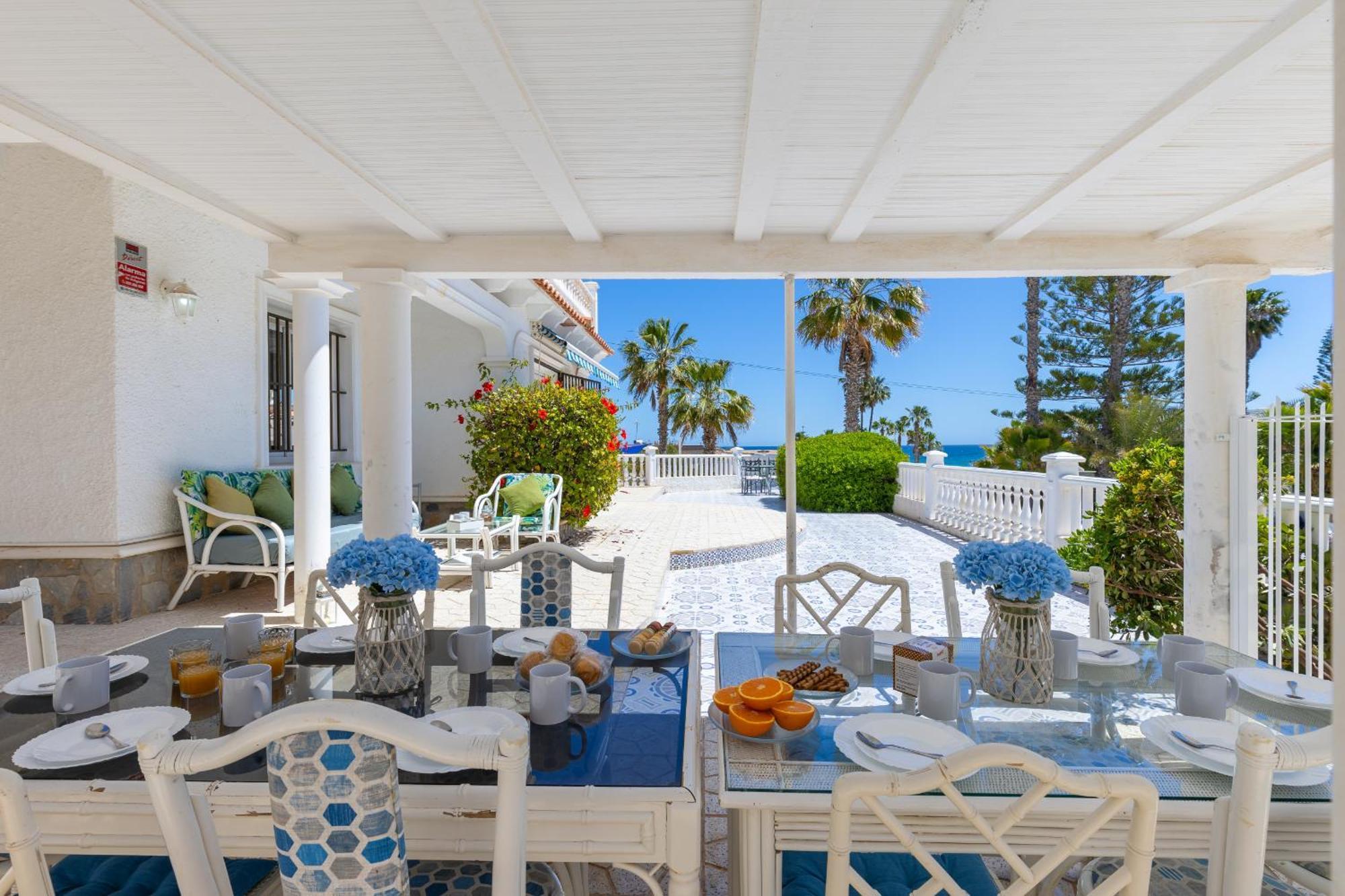 Fidalsa Grand Mediterranean Beachfront Villa Playa Flamenca Exterior foto